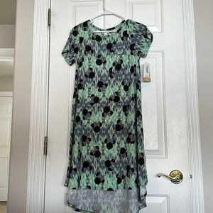 Lula Roe for Disney Carly size extra small Minnie mouse dress new with tags